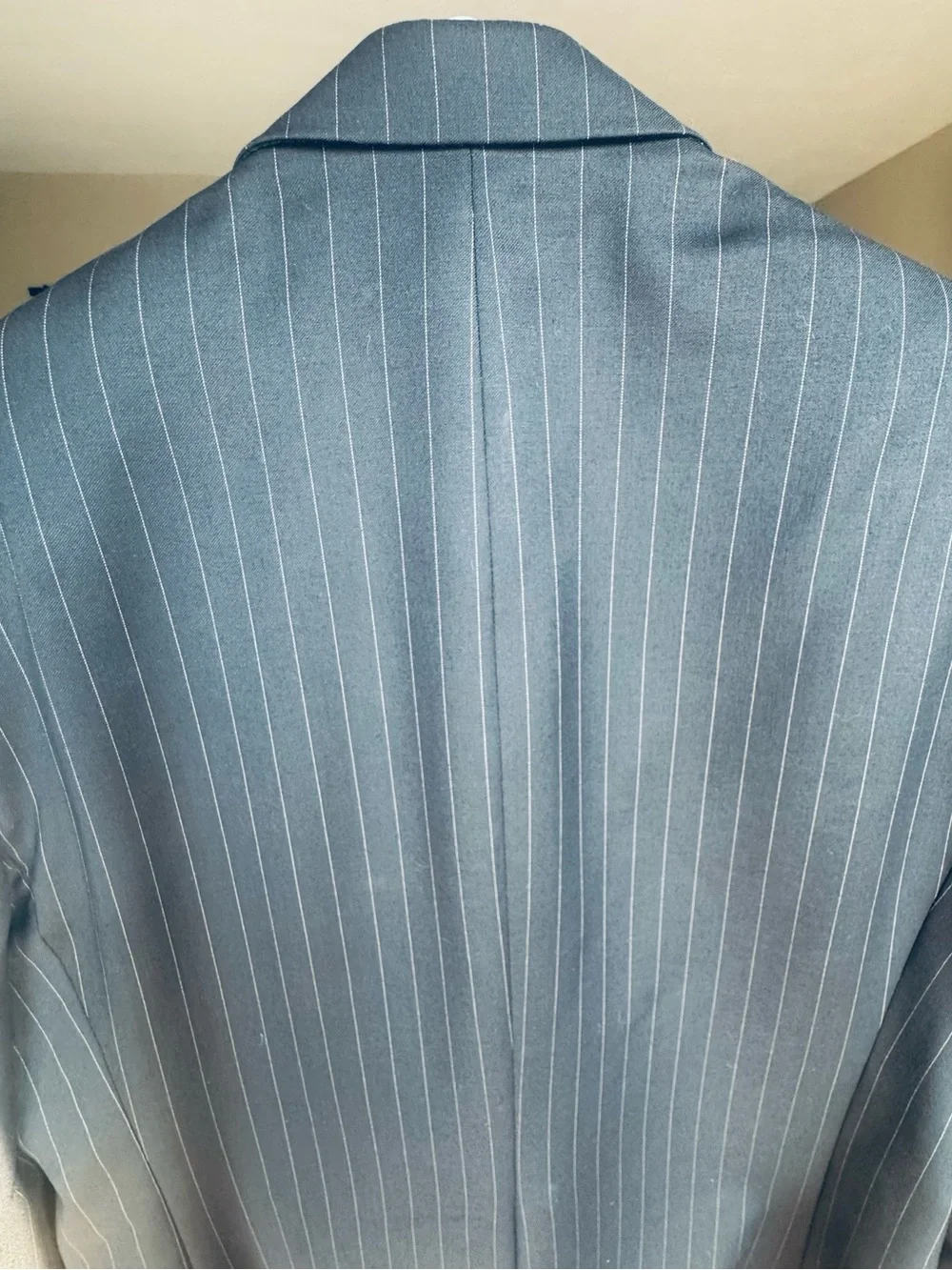 Lauren Ralph Lauren Men’s Gray Pinstriped Wool Blazer size 40s